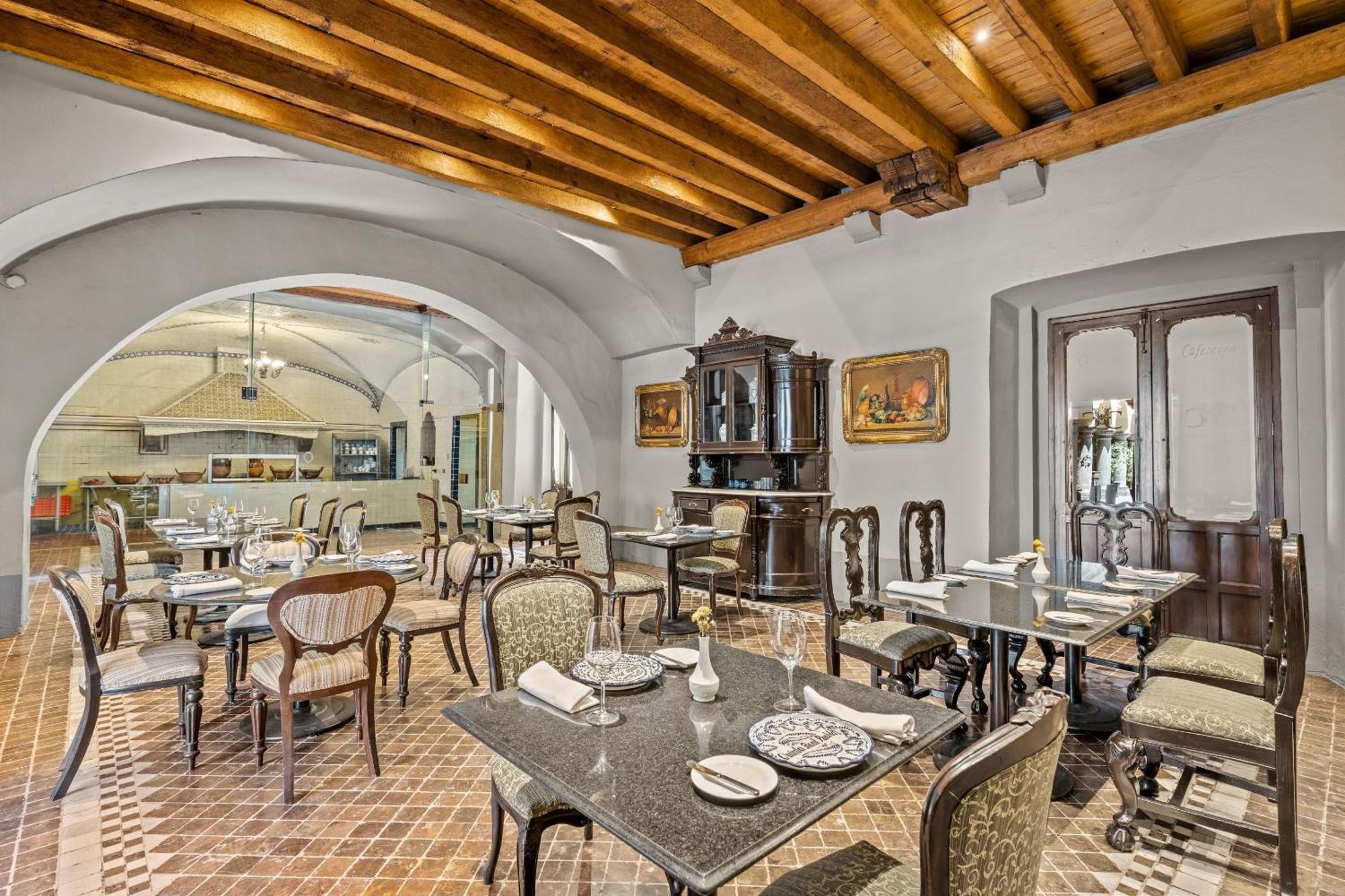 Quinta Real Puebla Hotel Exterior foto Restaurant interior